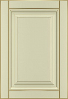 Фасад для кухні Грейд-Плюс Ваніль патинована золотом №384 R 713x522 Паюта
