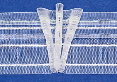 Тасьма Adagio 40063/70 прозора V-3-пучки 1:2 2 ряди петель Bandex