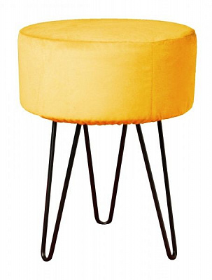 Пуф Марбет Burro Metal Kronos 11 желтый 