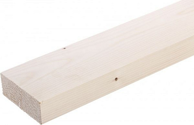 Доска цельная конструкция 47х123х3000 мм сосна