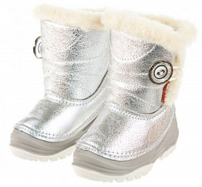 Чоботи Alisa Line Blase р.26 сріблястий