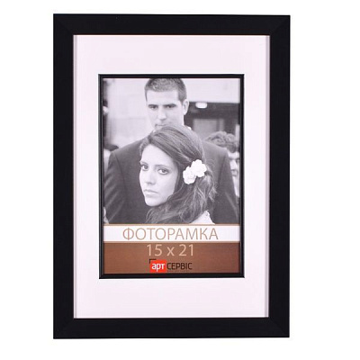 Рамка для фото ЭА-01427 21х30/15x21 см черный 