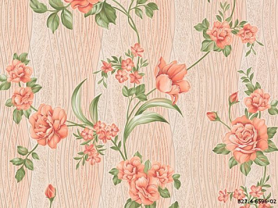 Обои бумажные Славянские обои COLORIT Виктория 6596-02 0,53x10,05 м 