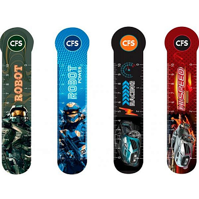 Набор закладок для книг Robots and Cars 4 шт. CF69100 Cool For School