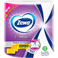 Паперові рушники Zewa Premium Jumbo 230 відривів тришаровий 1 шт.