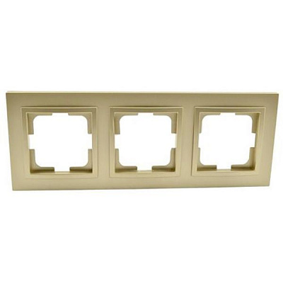Рамка трехместная Mono Despina универсальная бронзовый 102-230000-162