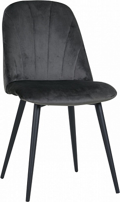 Стілець обідній Nowy Styl Milana III Hn Black Puma-15 темно-сірий / чорний