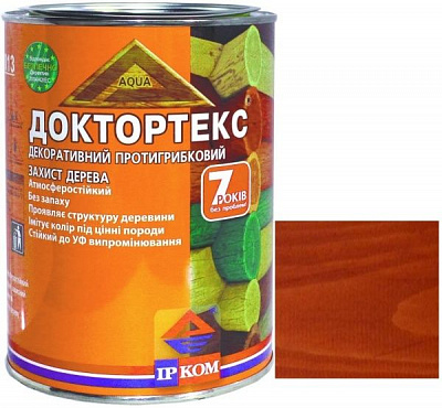 Лазурь ІРКОМ Доктортекс ИР-013 рябина шелковистый мат 0,8 л