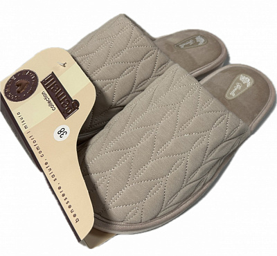 Капці домашні Gemelli Листочок 2 р.40 пудровий