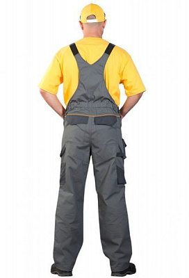 Напівкомбінезон робочий 1-107 АТІС К5 р. 56-58 зріст 3-4 1-107 сірий
