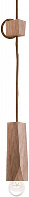 Светильник подвесной ADLUX Easy EP-1-W-Br 1x10 Вт E14 орех 