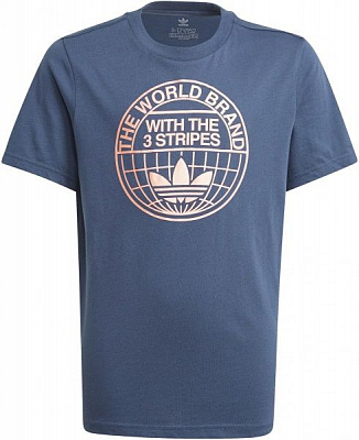 Футболка Adidas TEE GN4127 164 синий