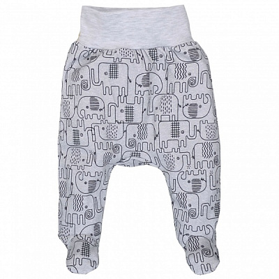 Повзунки дитячі Татошка р.56 сірий меланж 0306207слн