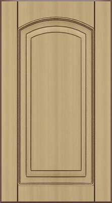 Фасад для кухні Грейд-Плюс Клен світлий патина №420 713x396 Вінтаж лівий