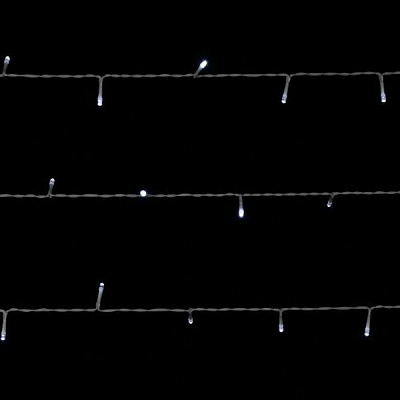 Гирлянда линейная  30 ламп 2.9 м белая