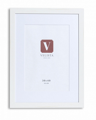 Фоторамка з паспарту Velista 24W-6003v 30х40/21х30 см білий