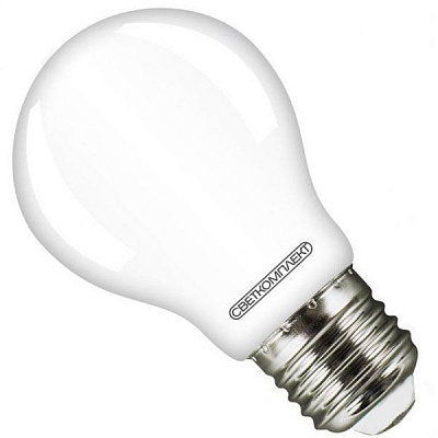 Лампа светодиодная Светкомплект FIL VII A60 8 Вт E27 4500 К 220 В матовая 