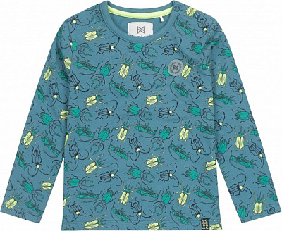 Реглан для мальчика Koko Noko трикотажный р.122 светло-голубой U44811-37 