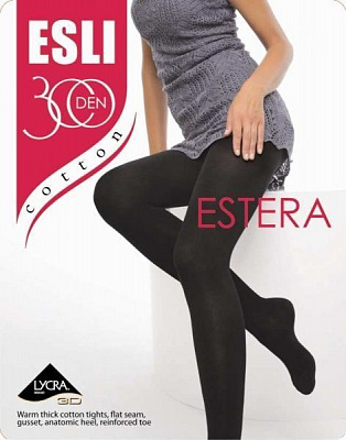 Колготки жіночі ESLI Estera 300 р. 6 nero 1 пар