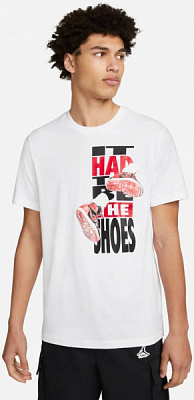 Футболка Nike DH8952-100 р.2XL білий