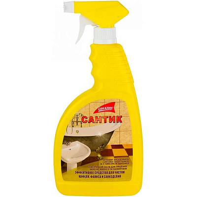 Средство SAN CLEAN Сантик для чистки кафеля, фаянса и санизделий 0,75 л спрей
