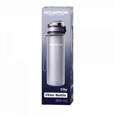 Фильтр-бутылка Аквафор (серый) 