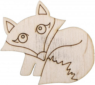 Заготовка для декорирования Лисичка 4D 43 