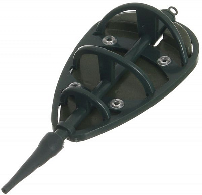 Кормушка 60 г Flat Feeder зеленая поликарбонат