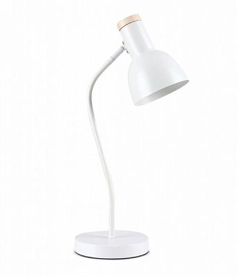 Настольная лампа LightMaster 1x40 Вт E27 белый DE1150 білий, E27
