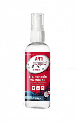 Спрей Antimosquito от комаров и мошк 100 мл