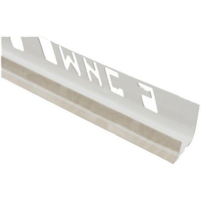 Уголок для плитки ОМиС внутренний ПВХ 9 мм 2,5м мрамор алабама