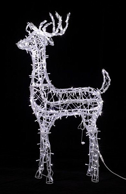 Декоративная фигура светодиодная (LED) Олень 0011R-48 240 ламп 120 см 