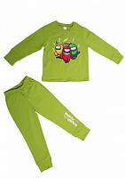 Пижама детская унисекс Roksana 1065/12641 р.116 зеленый 