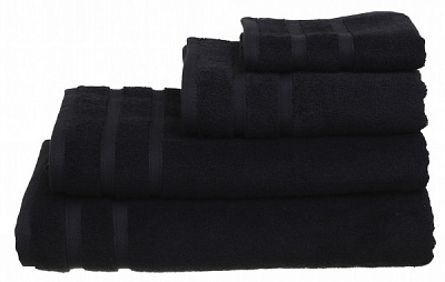 Рушник махровий Bamboo 100x150 см чорний La Nuit