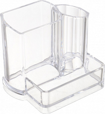 Органайзер для косметики Luna 13.5x9.6x11 см прозорий