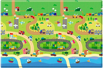 Коврик Babycare Happy Village 1850х1250х12 мм 90392