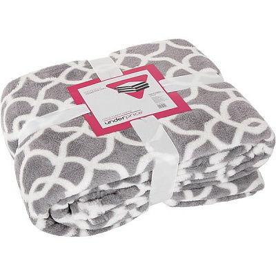 Плед мікрофібра Underprice Геометрія сірий 160x200 см