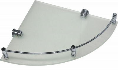 Полочка стеклянная МТ ПУОМ 6 ММ 250х250 мм 