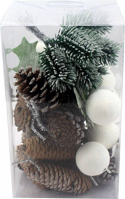 Декорация новогодняя Мини подвески в наборе 42 шт. EPI-W01-512/2 