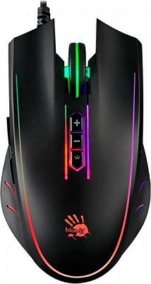 Мышь A4Tech Q81 Bloody Neon XGlide Curve Black USB 