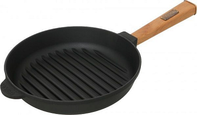 Сковорода-гриль Оптима 24x4 см 559-109 Brizoll