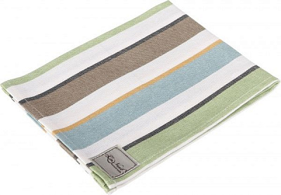 Салфетка La Nuit Scotland Green полоска зеленая 45x35 см зеленый 