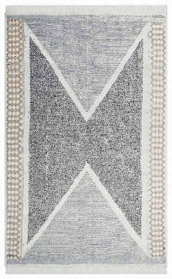 Ковер Ekohali Arya AR 02 Grey 120x180 см двусторонний 