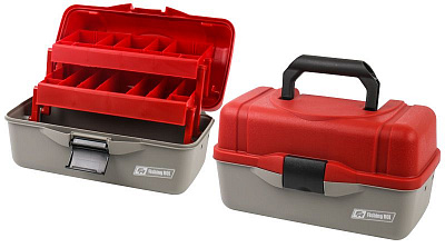 Ящик-органайзер Fishing ROI двуполочний 35,5*20*19 MB93004