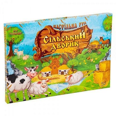 Игра настольная Strateg Деревенский дворик 30503