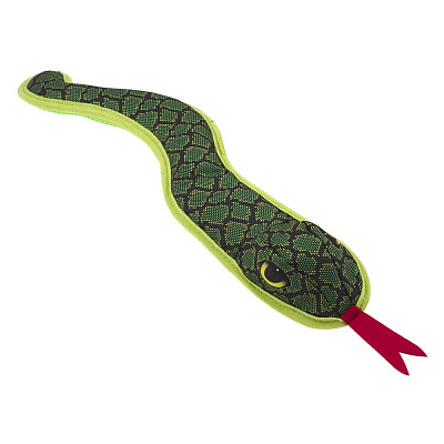 Игрушка для собак AnimAll GrizZzly Змея с пищалкой зеленый (185623)