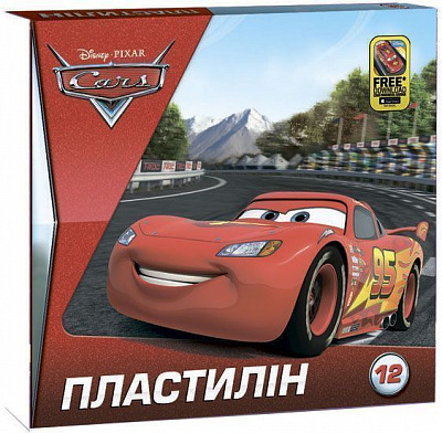 Пластилін Тачки 12 кольорів Міцар+