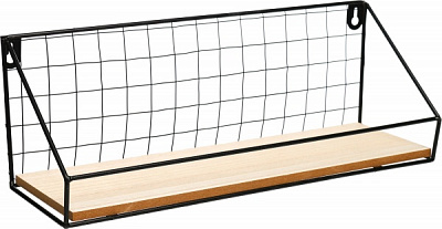 Полка декоративная Прямоугольник 1 шт. 39,5х12х14 см 