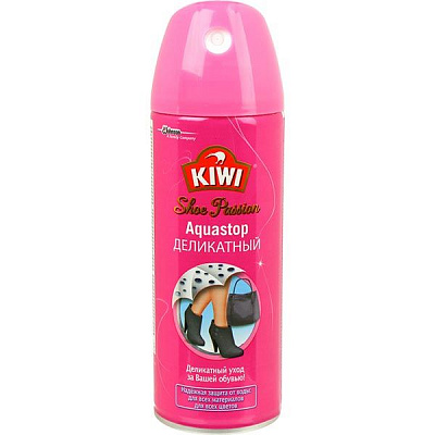 Защитный спрей Kiwi Shoe Passion Aquastop Деликатный 200 мл