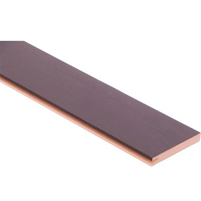 Доборная планка Dverona 500 серия 2050x100x10 мм венге